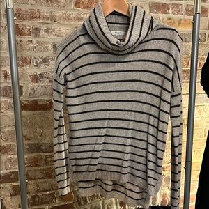 Striped Gray Sweater